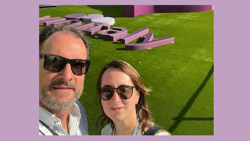 André e Luiza Martini na Vinitaly 2024