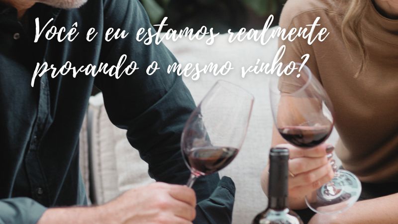 degustando vinho